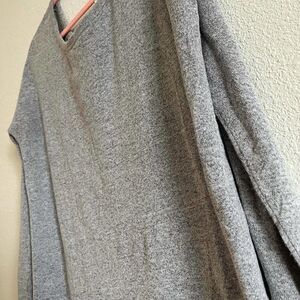 Garage Grey Sweater Tie in Back Sweater